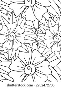  Abstract Coloring Pages For Adult And Kids Vector art.
