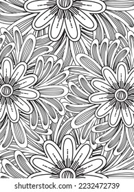  Abstract Coloring Pages For Adult And Kids Vector art.
