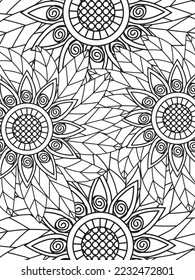  Abstract Coloring Pages For Adult And Kids Vector art.