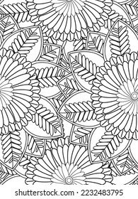 Abstract Coloring Pages For Adult And Kids Vector art.