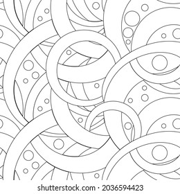 Abstract Coloring Pages Line Art Design Stock Vector (Royalty Free ...