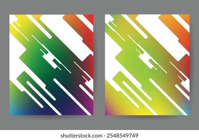 Abstract Colors Background with Colorful Gradient. Backgrounds and textures for website design or brochure vector