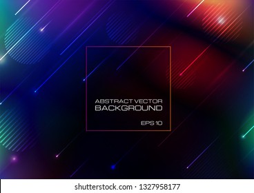 Abstract colors background with geometric shapes. Vector Eps10