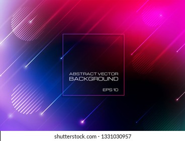 Abstract colors background with geometric shapes. Vector Eps10