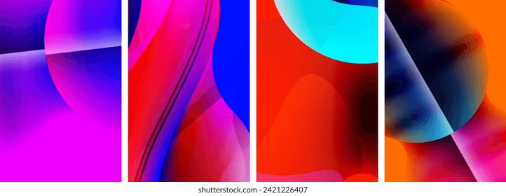 Abstract colors. Abstract backgrounds for wallpaper, business card, cover, poster, banner, brochure, header, website