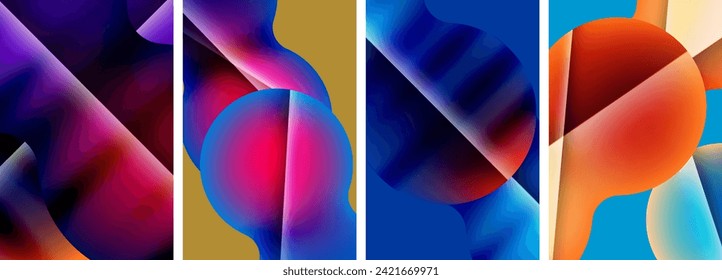 Abstract colors. Abstract backgrounds for wallpaper, business card, cover, poster, banner, brochure, header, website