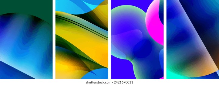 Abstract colors. Abstract backgrounds for wallpaper, business card, cover, poster, banner, brochure, header, website
