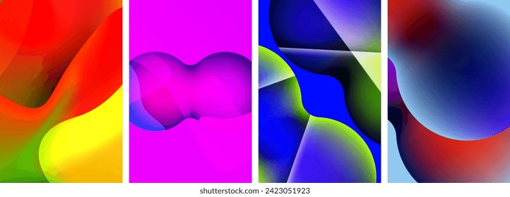 Abstract colors. Abstract backgrounds for wallpaper, business card, cover, poster, banner, brochure, header, website