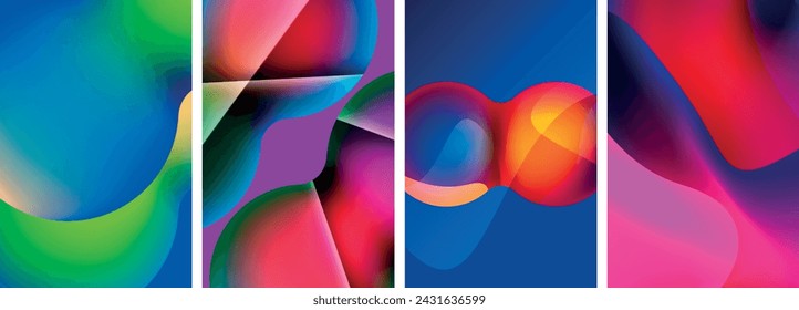 Abstract colors. Abstract backgrounds for wallpaper, business card, cover, poster, banner, brochure, header, website