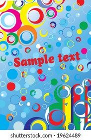 Abstract colors background.Vector.