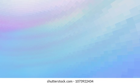 Abstract colors composition with squares. Optical illusion of blur effect. Place for text. Vector EPS10 background for presentation, flyer, poster. Digitally wallpaper. 16 : 9