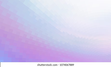 Abstract colors composition with squares. Optical illusion of blur effect. Place for text. Vector EPS10 background for presentation, flyer, poster. Digitally wallpaper. 16 : 9