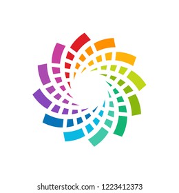 Abstract Colors Creative Logo Design Template