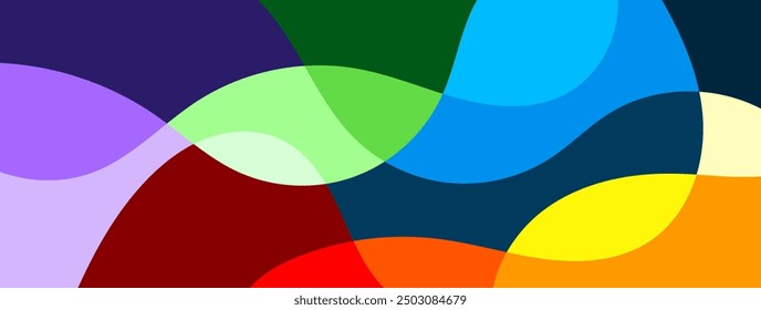 Abstract colors fluid doodle background vector design. Wallpaper for banner, magazine, social media, creative album, art cover editable layout illustration template.