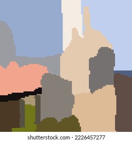 abstract colors form buildings vector stock background