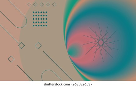 Abstract colors geometric elements design for web page, banner, art, banner, poster.