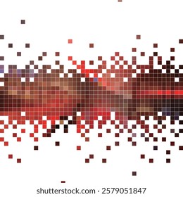 abstract colors mosaic check pixelated pattern dynamic data technology background