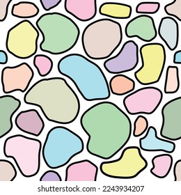 Abstract colors on white background vector