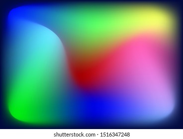 Abstract Colors of the Rainbow Design vektor