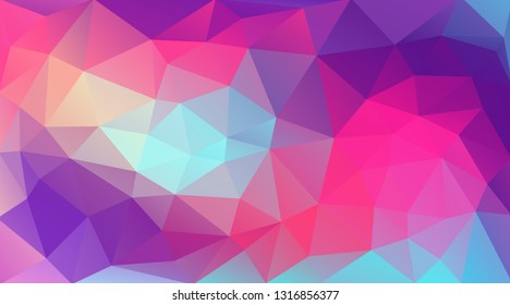 Abstract colors treangle background for your design - Vector - Modern