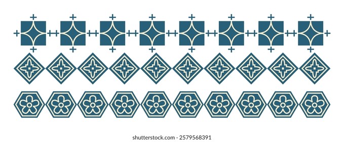 Abstract coloured mosaic art on white background