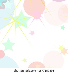 Abstract colourfrl Falling Down Bright Circles Frame. Carnival Modern Garland. Holiday Celebration Confetti Falling. Christmas, New Year, Birthday Sparkle Decoration. Cute card  for your design