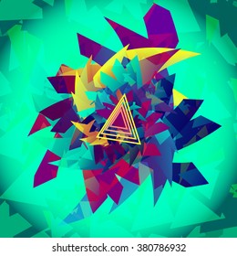 abstract colourful background, colorful geometric pattern,vector illustration, EPS 10