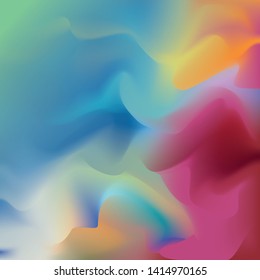 abstract colourful background in gradient mesh vector