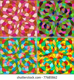 Abstract colourful background from a multi-colored glass mosaic