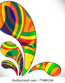 Abstract colourful background from a multi-colored glass mosaic