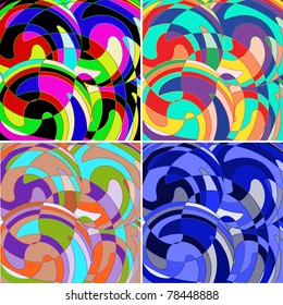 Abstract colourful background from a multi-colored glass mosaic