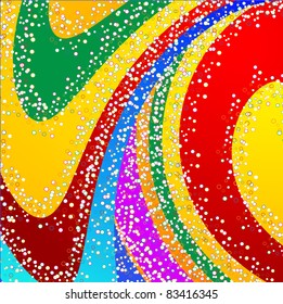 Abstract colourful background from a multi-colored glass mosaic