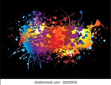 abstract colourful background with room to add your own copy