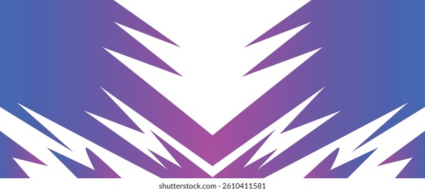 Abstract Colourful background with spikes and zigzag line pattern work