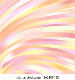 Abstract colourful background with swirl waves. Pastel pink, yellow, white colors. Abstract background design.  Eps 10 vector illustration