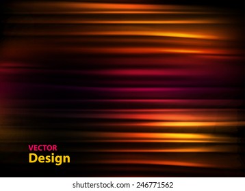 Abstract colourful background with waves, easy editable