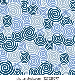 It is an abstract colourful bacrground with spiral elements