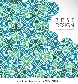 It is an abstract colourful bacrground with spiral elements