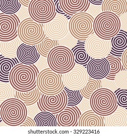 It is an abstract colourful bacrground with spiral elements