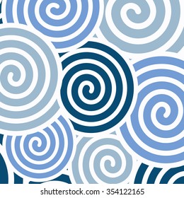 It is an abstract colourful bacrground with spiral elements