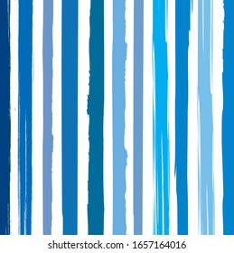 Fondo del patrón de las líneas verticales azules abstractas. pincel de pintura colorido y trazos con fondo de patrón de líneas verticales. patrón simple con fondo de rayas