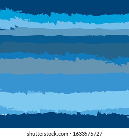 abstract colourful blues horizontal lines pattern background. creative abstract blue sky landscape for your design
