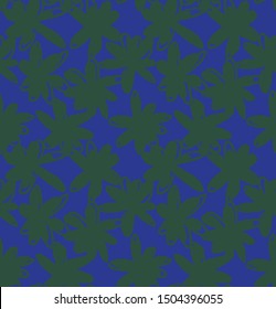 Abstract Colourful Brush Strokes Seamless Floral Print/Pattern in Vector - Suitable for prints, patterns, backgrounds for various mediums and websites