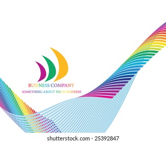 Abstract colourful business background for design use