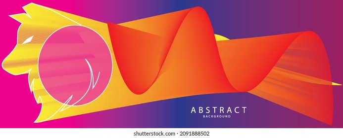 Resumen Fondo geométrico colorido, lobo, vector, atractivo 