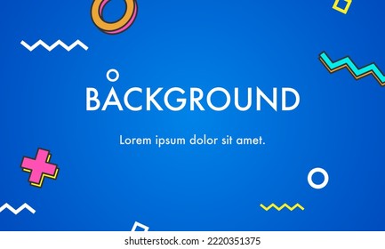 Resumen diseño de fondo de la combinación de formas geométricas coloreadas, fondo geométrico moderno