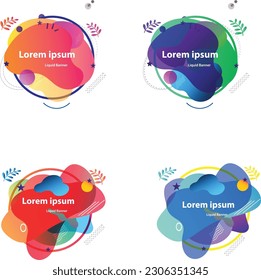 abstract colourful gradient shapes.this design is awesome high quality ..