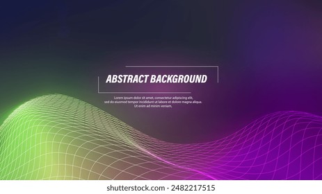 Abstract colourful gradient wave modern and futuristic technology concept.  suitable for banner, backdrop, website Bg, covers, and wallpaper