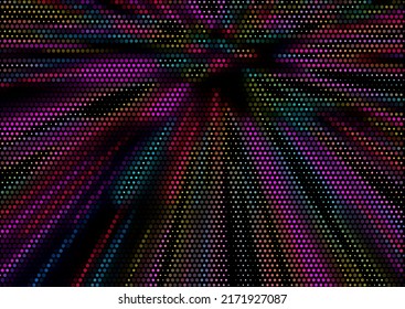 Abstract colourful half tone dots background 