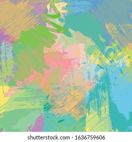 Abstract colourful hand draw and paint brush, strokes pattern background. creative nice grunge and stripes texture for your design